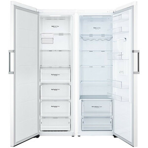 یخچال فریزر دوقلو 40 فوت ال جی مدل GC-F411EQDM GC-B414EQFM سفید
