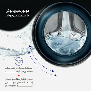 ماشین لباسشویی بوش مدل WAW325X0ME ظرفیت 9 کیلوگرم