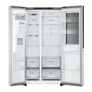 یخچال فریزر ساید بای ساید 34 فوت ال جی مدل GR-X348CSFS استیل