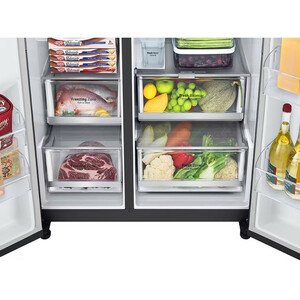 یخچال فریزر ساید بای ساید 22 فوت ال جی مدل GR-X267MSHS دودی