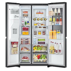 یخچال فریزر ساید بای ساید 22 فوت ال جی مدل GR-X267MSHS دودی