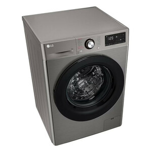 ماشین لباسشویی 8 کیلوگرم اتوماتیک ال جی مدل F4R3TYG6P استیل