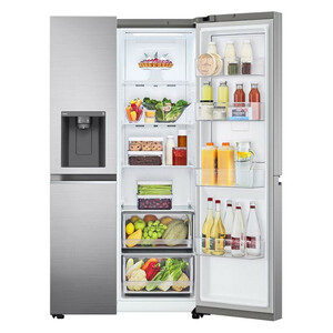 یخچال فریزر ساید بای ساید 24 فوت ال جی مدل GC-J257SMSV استیل