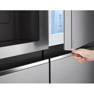 یخچال فریزر ساید بای ساید 24 فوت ال جی مدل GC-J257SMSV استیل