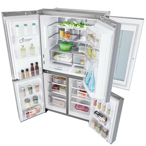 یخچال فریزر ساید بای ساید 25 فوت ال جی مدل GM-X945NS9F استیل