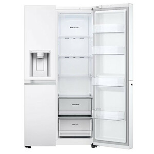 یخچال فریزر ساید بای ساید  ال جی مدل GC-J257SQSV سفید