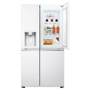 یخچال فریزر ساید بای ساید  ال جی مدل GC-J257SQSV سفید