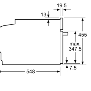 فر مایکروویو کامپکت توکار بوش مدل BOSCH CMG636BS1