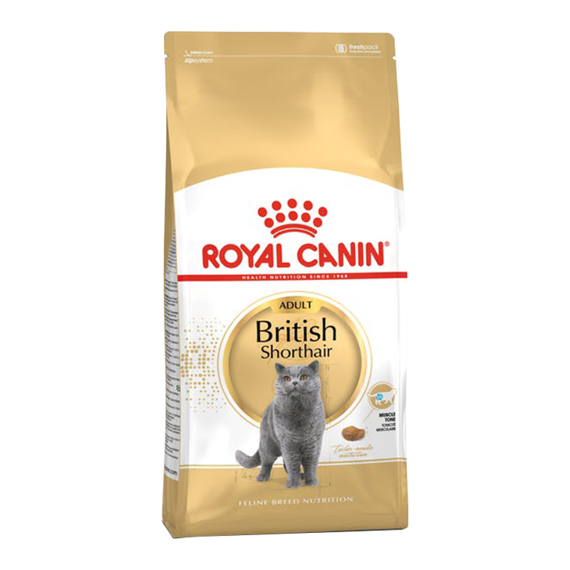 غذای گربه British short hair adult رویال کنین ۲ کیلوگرمی