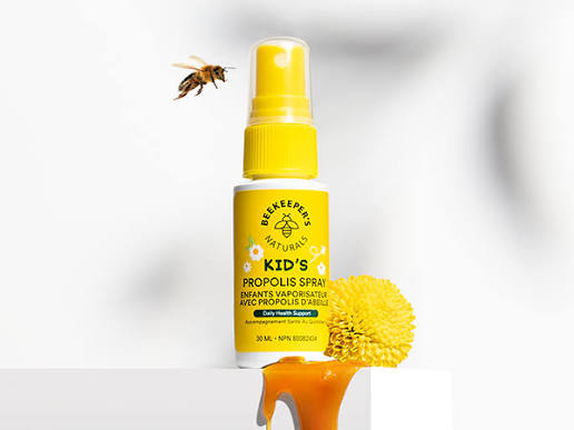 اسپری دهانی بره موم ضد گلو درد  ۳۰ میل مخصوص کودکان برند beekeepers
