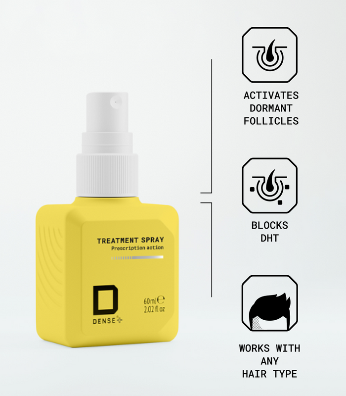 سرم ضد ریزش مو و افزایش ضخامت مو ۶۰ میل برند dense