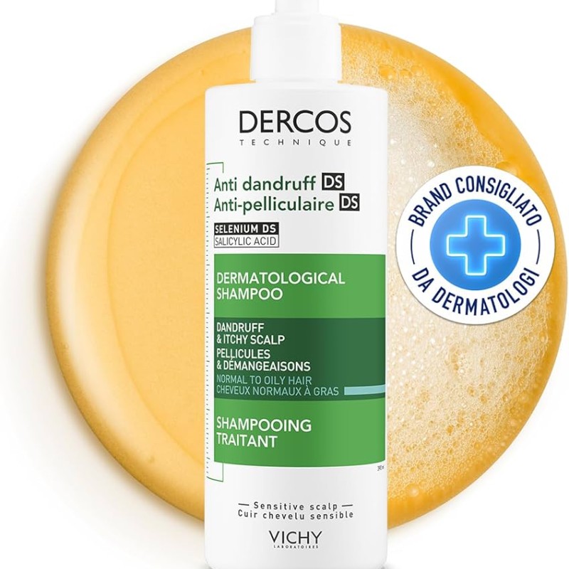 شامپو ضد شوره و ضد خارش ۳۹۰ میل برند ویشی