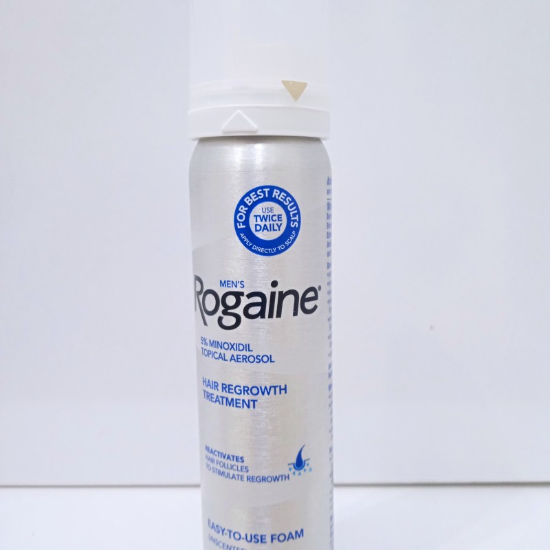فوم ماینوکسیدیل ۵% آقایان تک قوطی ۶۰ گرمی برند rogaine