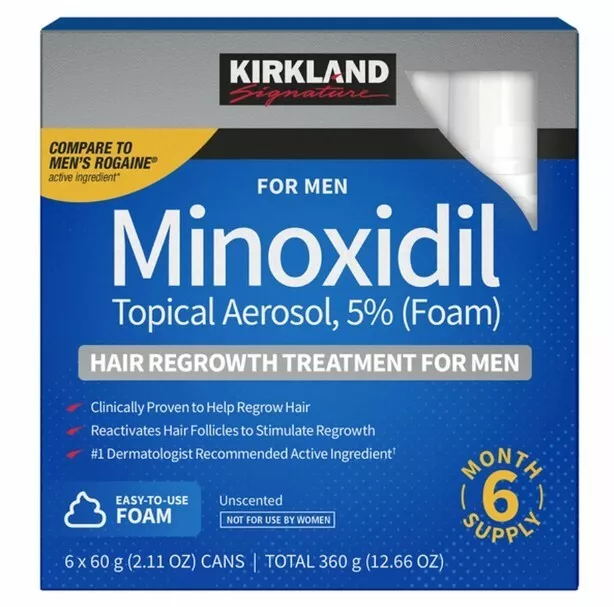 فوم ماینوکسیدیل ۵% مخصوص آقایان برند کرکلند