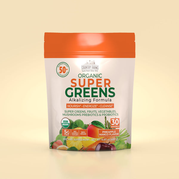 پودر پروبیوتیک گیاهی ۴۵۰ گرمی مدل super greens