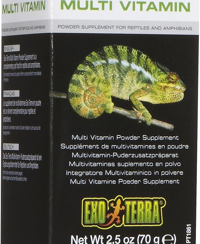 پودر مولتی ویتامین خزندگان برند اگزوترا exoterra