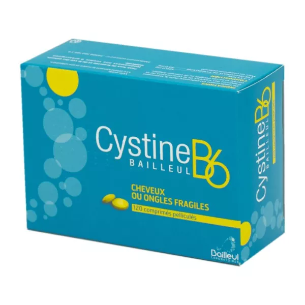 مکمل مو و ناخن سیستین B6 ساخت فرانسه 120 عددی cystine B6 bailleul