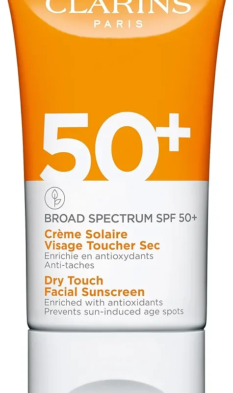 ضد آفتاب روزانه ۵۰ میل spf+50 برند clarins