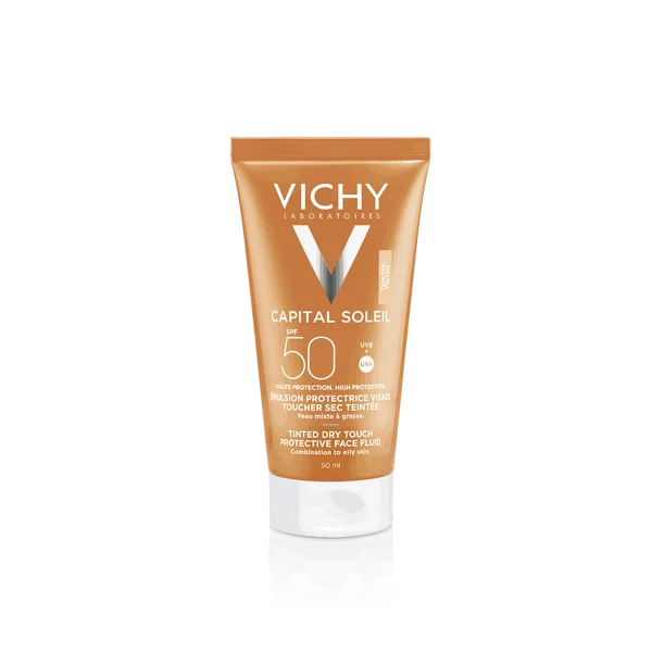 ضدآفتاب کپیتال سولیل ویشی SPF50 مناسب پوست مختلط تا چرب 50ml