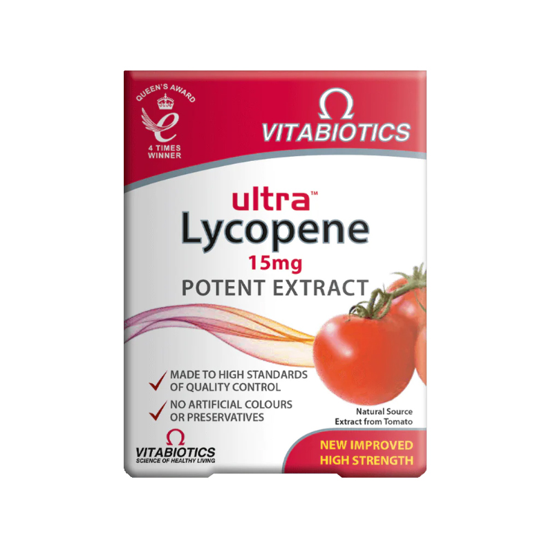 مکمل گیاهی اولترا لیکوپن ویتابیوتیکس  ۳۰ عددیVitabiotics Ultra Lycopene