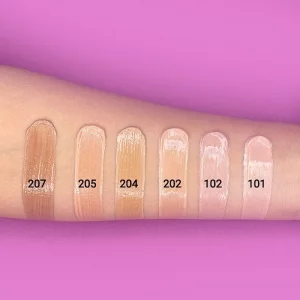 کرم پودر مای، مناسب انواع پوست، شماره رنگ 101، تنالیته رنگ روشن، با پوشانندگی طبیعی و یکنواخت، حجم 35 میلی‌لیتر، با SPF8، بدون چربی، ماندگاری طولانی مدت