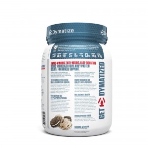پودر پروتئین هیدرولیز شده dymatize. ۶۲۰gr با طعم کوکی و خامه - شکلات  خرید از GNC USA