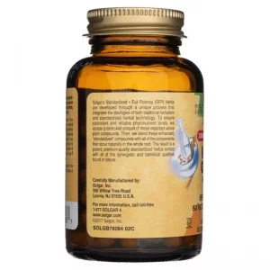 عصاره ریشه جنسینگ کره ای ۶۰ عددی برند سولگار solgar