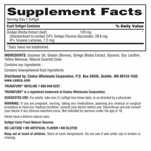 عصاره  جینکو بیلوبا۳۴۰ عددی برند ترونیچر