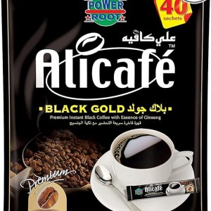 پودر قهوه فوری علی کافه بلک گلد ۴۰ عددی