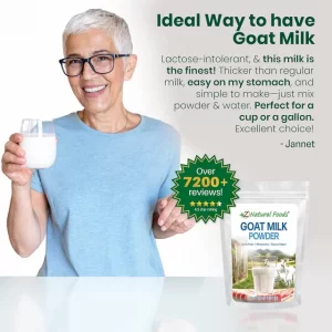 پودر شیر خالص کامل بز هلندی مخصوص بزرگسالان454 گرمی برند znutral food