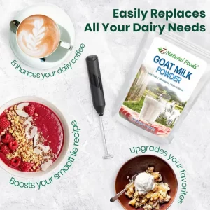 پودر شیر خالص کامل بز هلندی مخصوص بزرگسالان454 گرمی برند znutral food