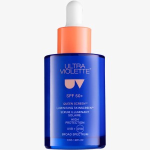 سرم روشن‌ کننده ضد آفتاب ۵۰ میل برند  Queen Screen با SPF 50 اولترا ویولت