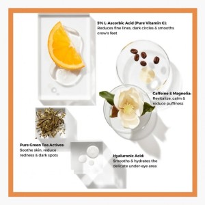 کرم دور چشم ویتامین c حجم‌‌۱۵ میل برند beauty stat