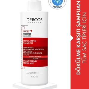 شامپو ضد ریزش مو  مدل dercos حجم 400 میل برند ویشی