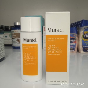 کرم ضد آفتاب معدنی با SPF50مناسب انواع پوست برند MURAD