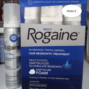 فوم ماینوکسیدیل ۵% آقایان برند rogaine