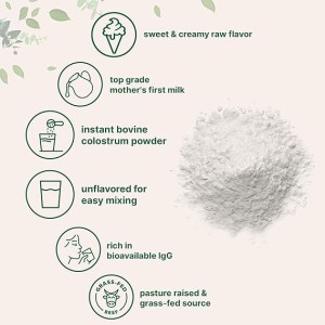 شیرخشک آغوز گاو تغذیه شده با علف برند MICROINGREDIENTS