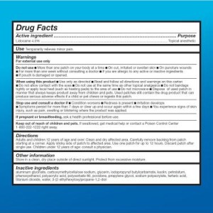 برچسب تسکین دهنده درد با اثر بخشی سریع