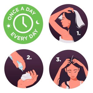 فوم ماینوکسیدل 5%ضد ریزش و درمان نازک شدن مو  بانوان برندروگین rogaine