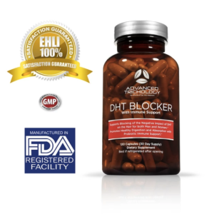 مسدود کننده DHT blocker, ضد ریزش و رشد مجدد مو برند Advanced trichology