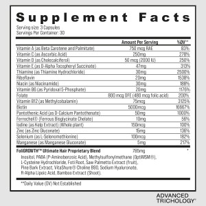 ضخیم کننده و پرپشت کننده گیاهی موهای نازک مدل foligrowth
