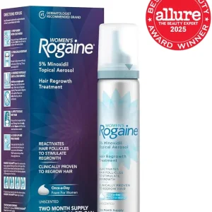 فوم ماینوکسیدیل ۵%ضد ریزش و پرپشت کننده مو مخصوص  بانوان تک قوطی