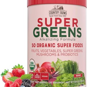 پودر پروبیوتیک گیاهی سوپر فود  300 گرمی مدل super green