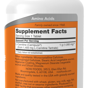 مکمل گیاهی ال کارنتین دوز ۱۰۰۰ میلی گرم