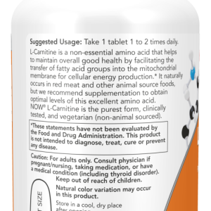 مکمل گیاهی ال کارنتین دوز ۱۰۰۰ میلی گرم