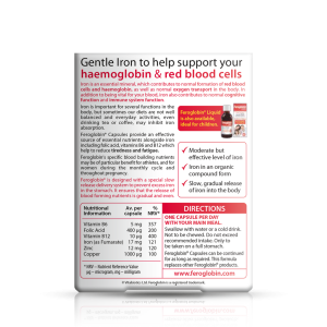 کپسول فروگلوبین ویتابیوتیکس منبع B12 و فولیک اسید