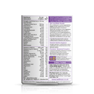 مکمل ولمن پروستات برند ویتابیوتیکس 60 عددی