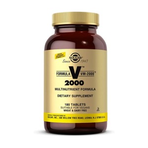 مولتی ویتامین گیاهی VM 2000 سولگار ( 180 عددی ) ساخت آمریکا