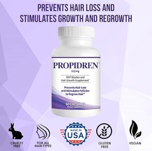 مکمل مسدودکننده DHT و رشد مو پروپیدرن 60 عددی برند my hair genics