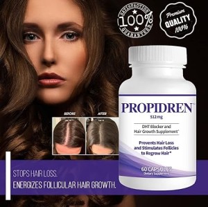 مکمل مسدودکننده DHT و رشد مو پروپیدرن 60 عددی برند my hair genics